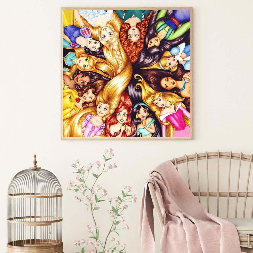5D DIY Diamond Painting Kit - Full Round - Fairy Tale Dolls