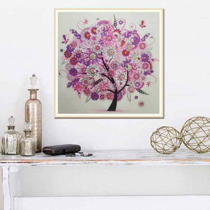Tree 5D DIY Special Shaped Diamond Painting Kit Home Decor