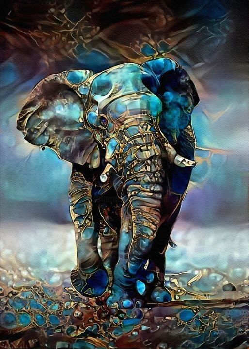 The Elephant Diamond Painting kIT