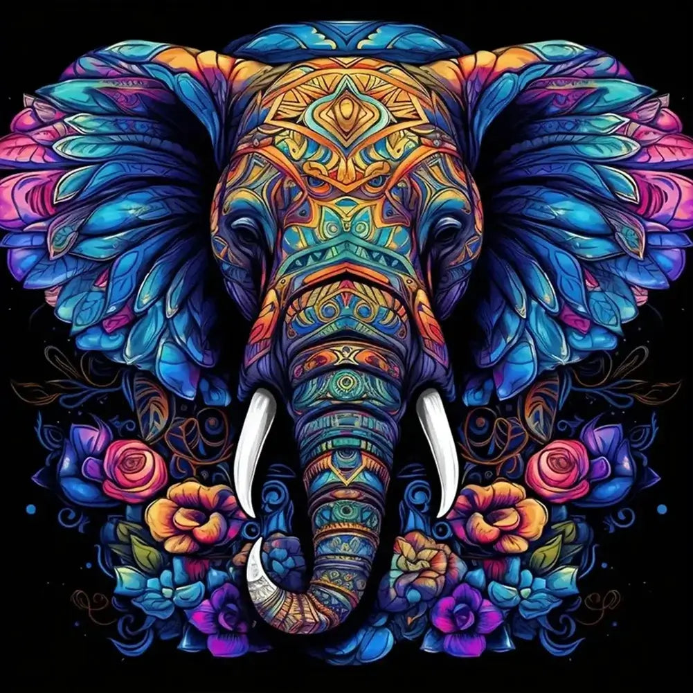 elephant diamond painting
