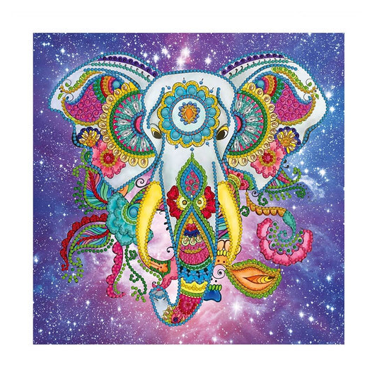 Luminous Diamond Painting - Crystal Rhinestone - Elephant A