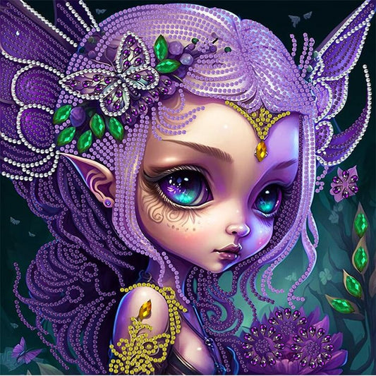 special shpaed Crystal Rhinestone Diamond Painting elf