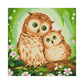 Diamond Painting - Full Round - Cartoon Owl 1