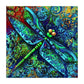 5D Diy Diamond Painting Kit Full Round Beads Dragonfly