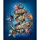 5D Diy Diamond Painting Kit Full Round Beads Undersea Animal