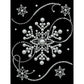 DIY Pearl Painting With Frame - Handmade Self-Adhesive Pearls - Snowflake (30*40cm) B