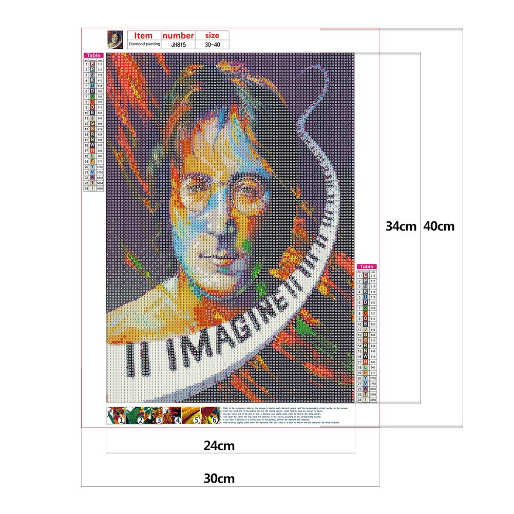 Diamond Painting - Full Round - Rock Musician