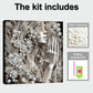 DIY Pearl Painting With Frame - Handmade Self-Adhesive Pearls - Woman (30*30cm)
