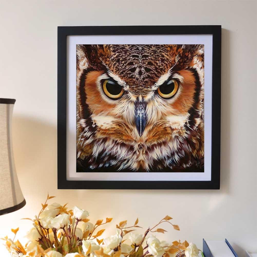 Diamond Painting - Full Round - Owl 1