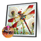 Diamond Painting - Full Round / Square - Dragonfly Dandelion