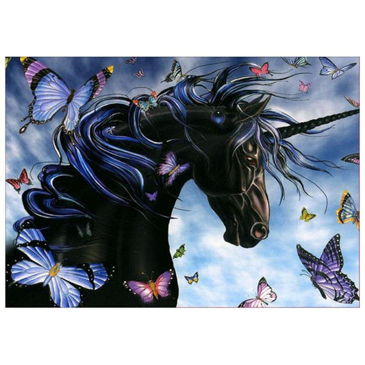 Diamond Painting Partial Round Unicorn