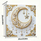 DIY Pearl Painting With Frame - Handmade Self-Adhesive Pearls - Stars and Moon (25*25cm)