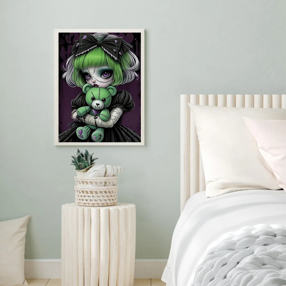 Diamond Painting - Full Round / Square - Girl Doll D