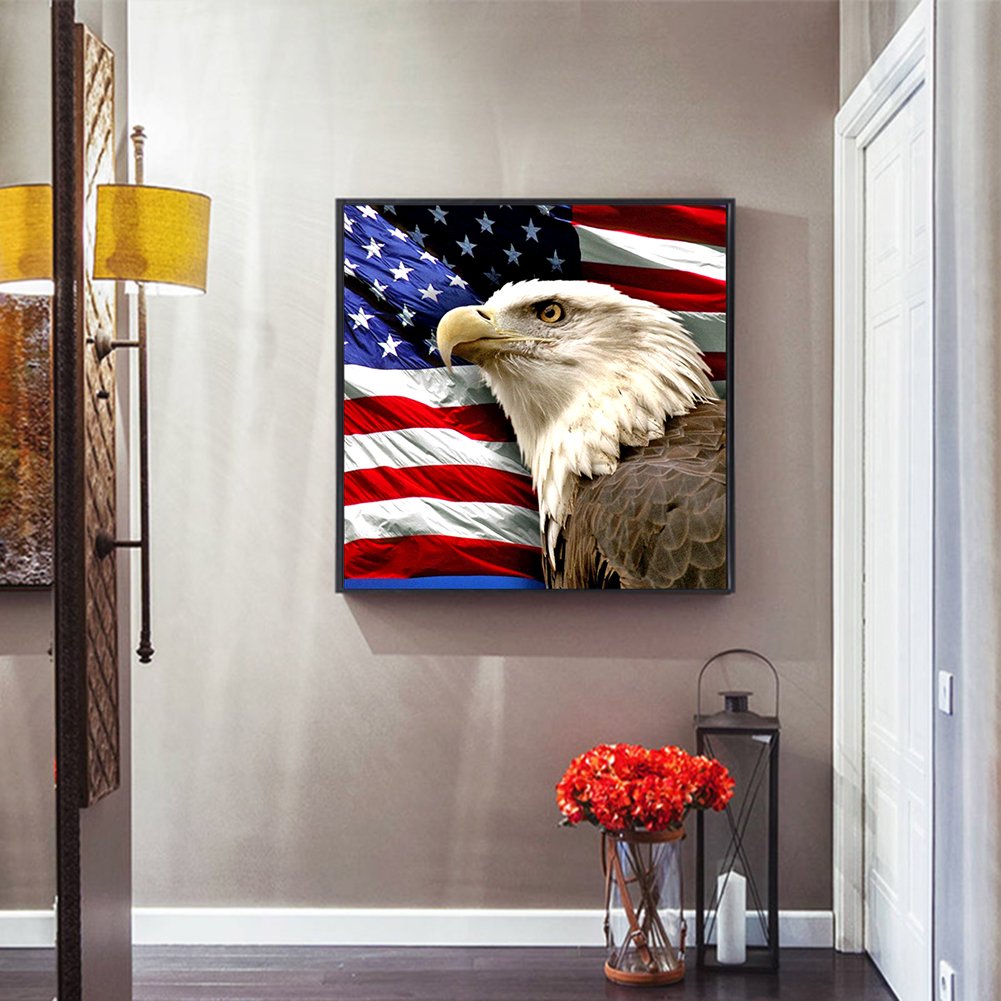 Diamond Painting - Full Round - Eagle (40*40cm) A