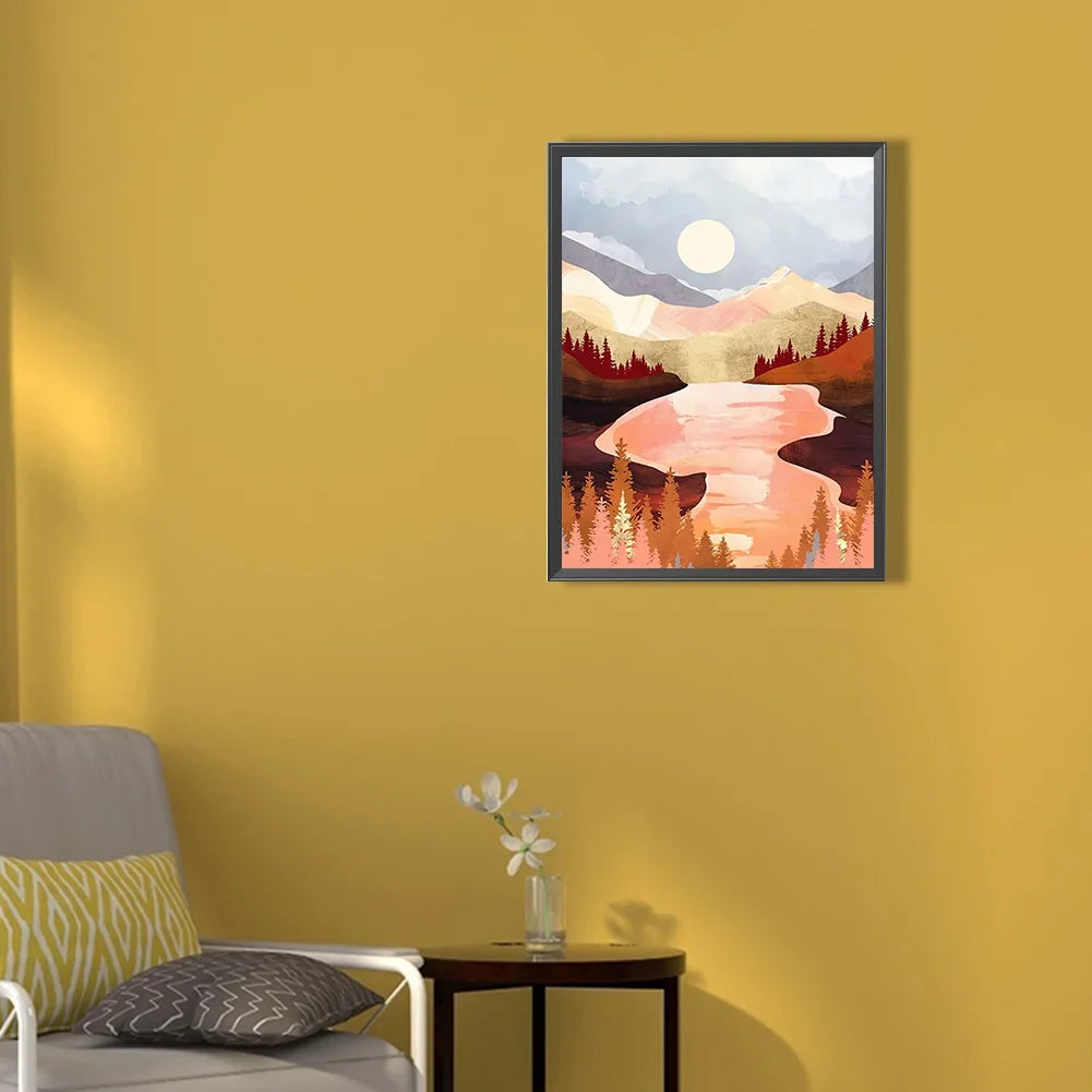 5D DIY Diamond Painting - Full Round / Square  - Abstract View C