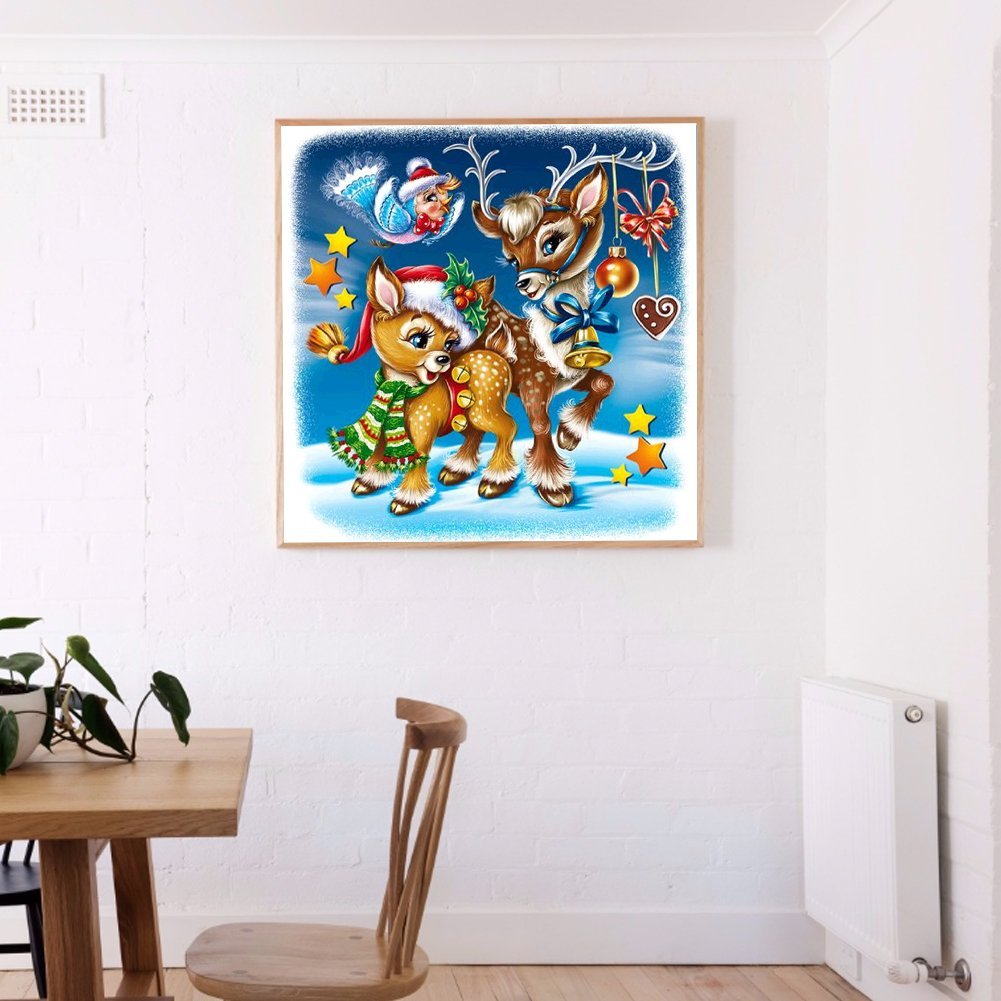 Diamond Painting - Full Round - Deers A