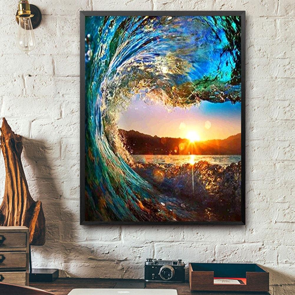 Diamond Painting - Full Round - Ocean Wave