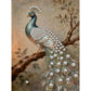 DIY Pearl Painting With Frame - Handmade Self-Adhesive Pearls - Peacock (30*40cm)