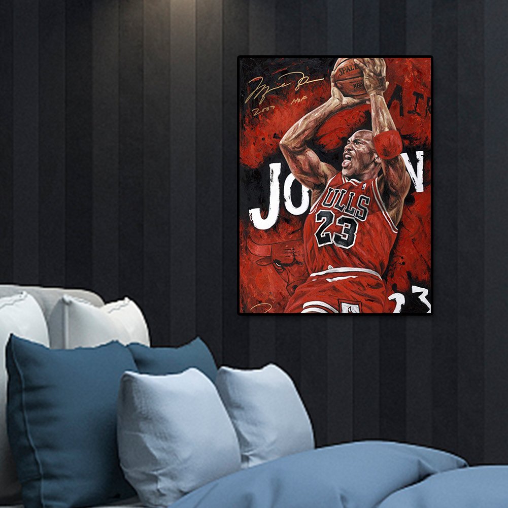 Diamond Painting - Full Round - Basketball Player