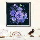 Diamond Painting - Partial Round - Purple Rose 2