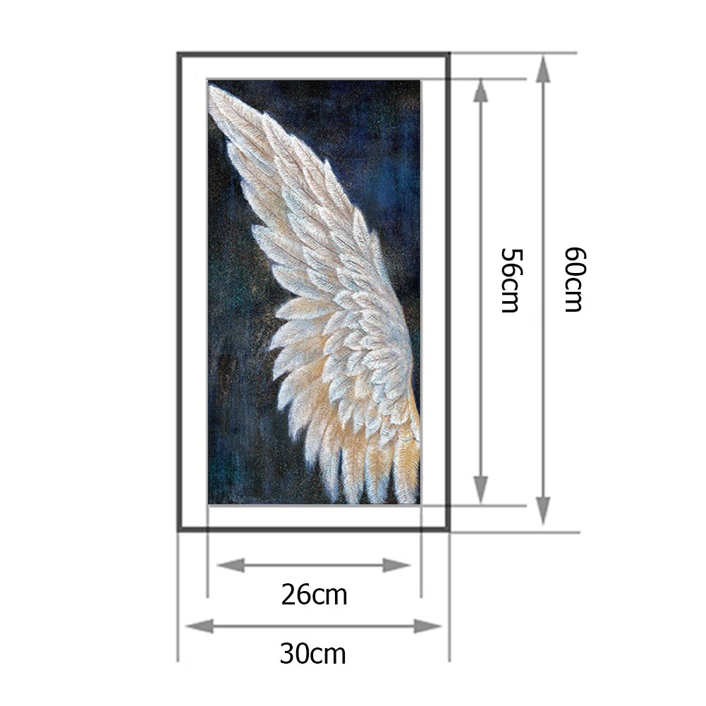 Angel with Wings 11CT Stamped Cross Stitch Kit (30*60CM)