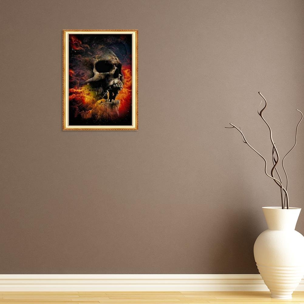 5D DIY Diamond Painting Kit - Full Round - Novelty Skull B