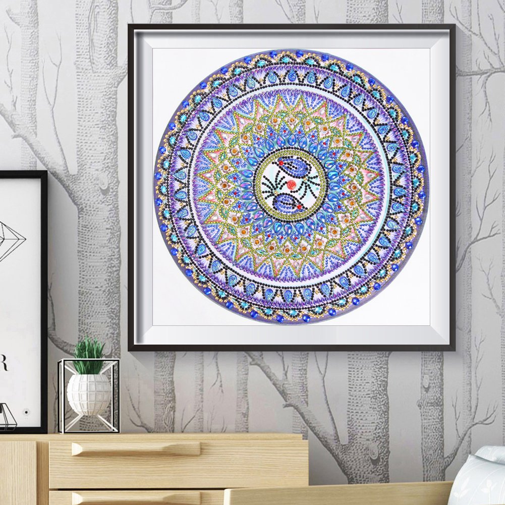 Diamond Painting - Crystal Rhinestone - Mandala (35*35cm)