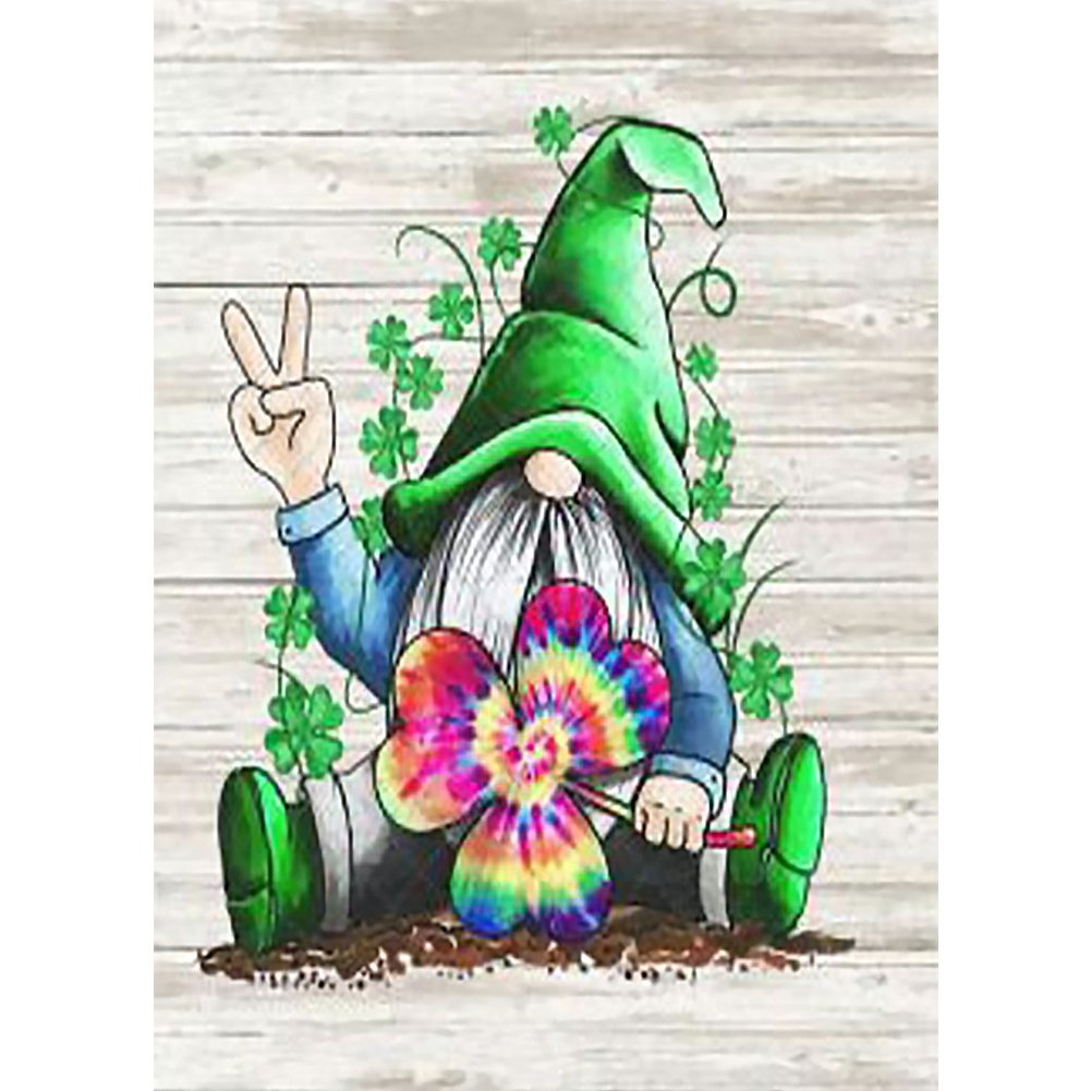 5D DIY Diamond Painting Kit Full Round Drill Gnome