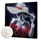 DIY Pearl Painting With Frame - Handmade Self-Adhesive Pearls - Red Dress Lady (30*30cm) C