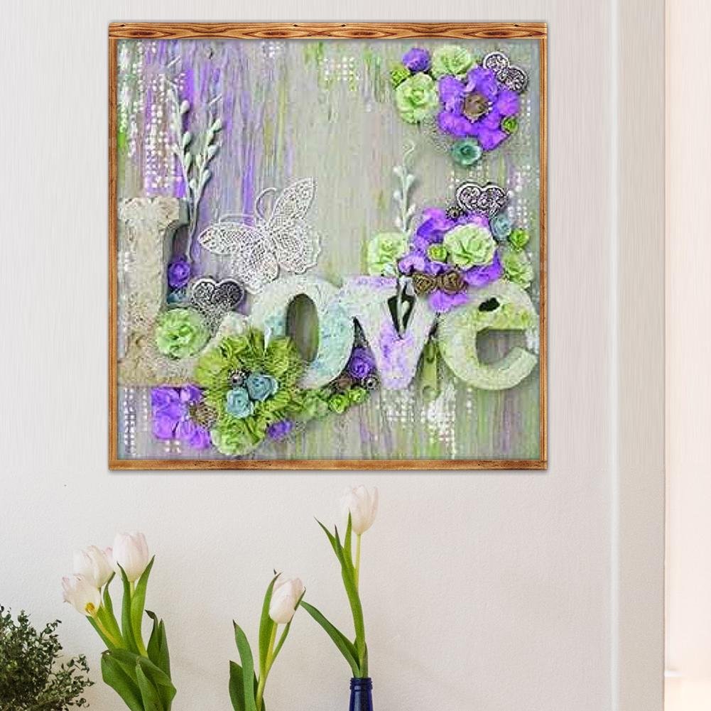 Diamond Painting - Full Round - Romantic love