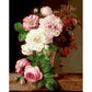 DIY Color Flowers Hand Painted Canvas Oil Art Picture Craft Home Wall