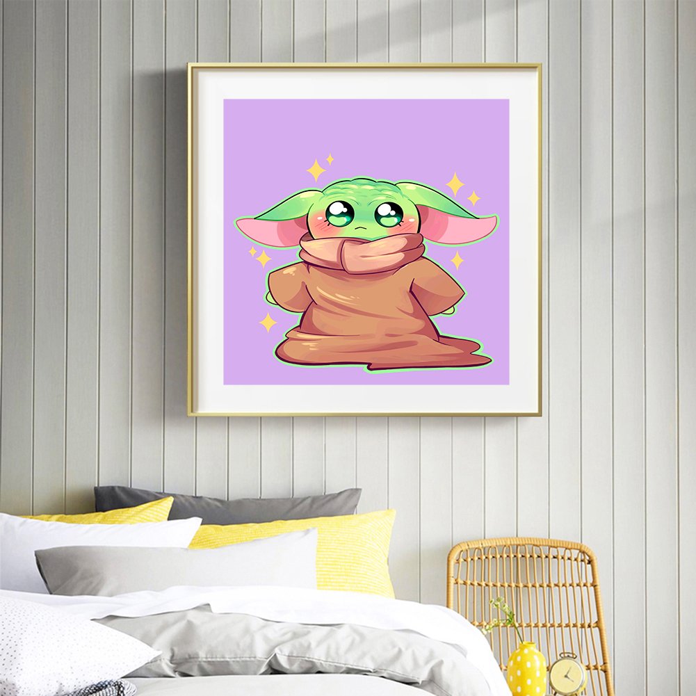 Diamond Painting - Full Round - Green Monster B