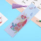 DIY Colorful Horse Special Shaped Diamond Painting Leather Bookmark