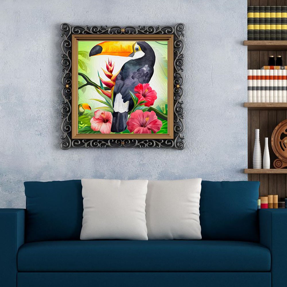 Diamond Painting - Full Round - Parrot B