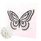 DIY Pearl Painting With Frame - Handmade Self-Adhesive Pearls - Butterfly (30*30cm) H