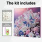 DIY Pearl Painting With Frame - Handmade Self-Adhesive Pearls - Butterfly (30*30cm) G