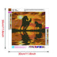 Diamond Painting - Full Round - Sunset Horse