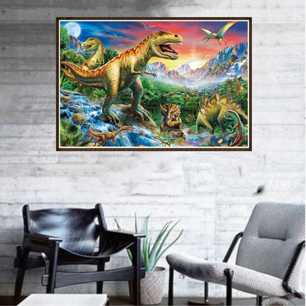 Diamond Painting - Partial Round - Dinosaur