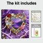 DIY Pearl Painting With Frame - Handmade Self-Adhesive Pearls - Heart (25*25cm)
