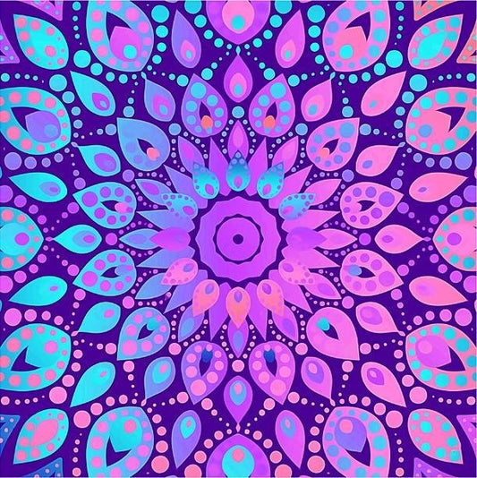 Diamond Painting - Full Round - Abstract Mandala