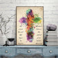 Diamond Painting - Full Round - Cross Colorful