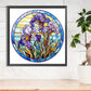 Diamond Painting - Full Round / Square  - Stained Glass Flower
