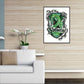 Diamond painting - Full Round - Green Dragon B