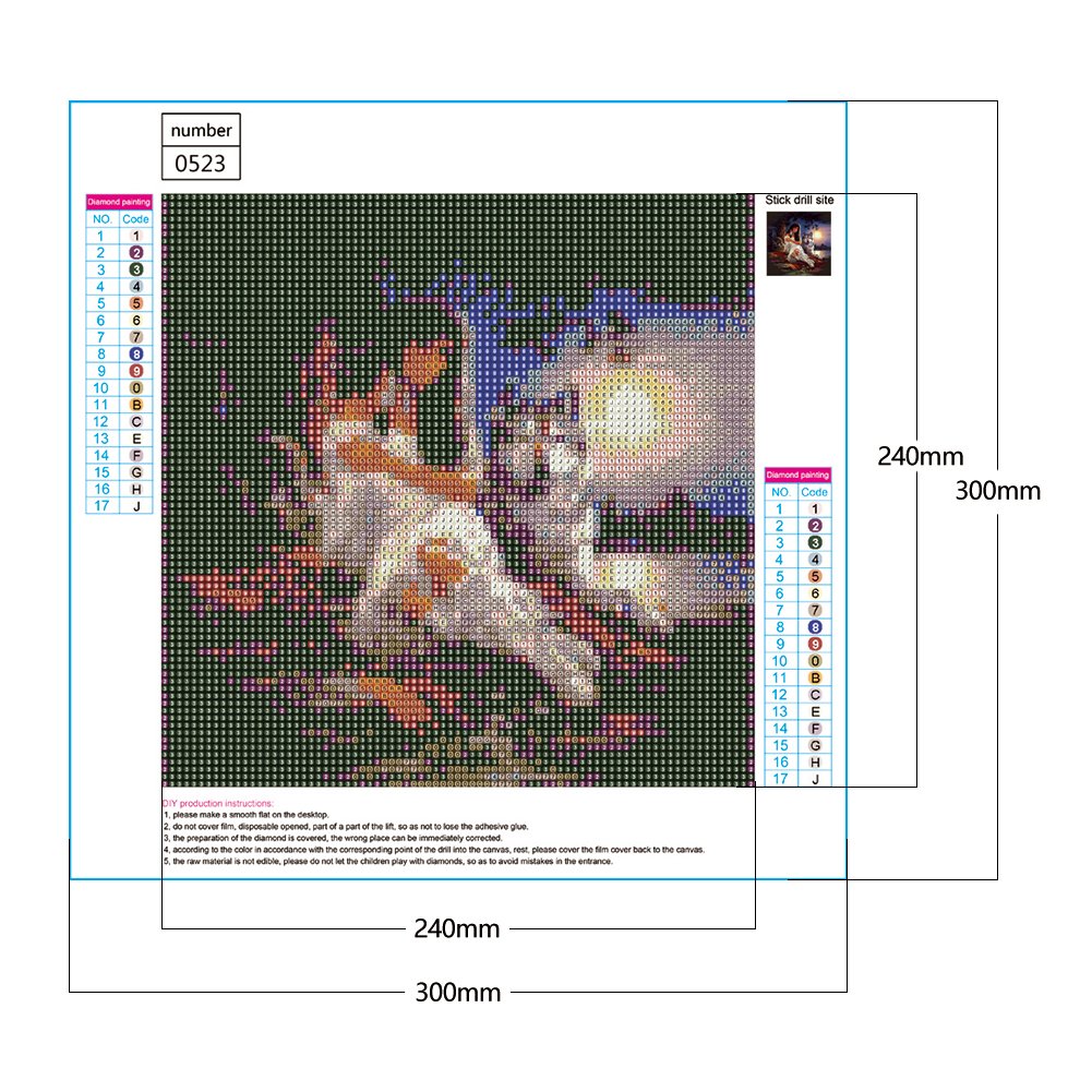 Diamond Painting - Full Round - Beauty Wolf