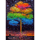 5D Diy Diamond Painting Kit Full Round Beads Luminous Tree