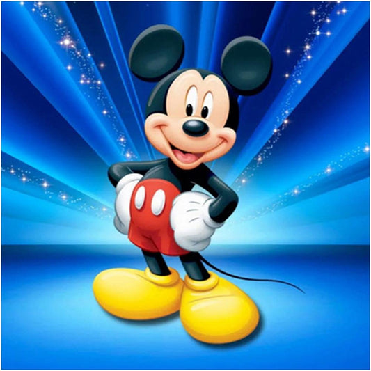 5D Diy Diamond Painting Kit Full Round Beads Mickey Mouse