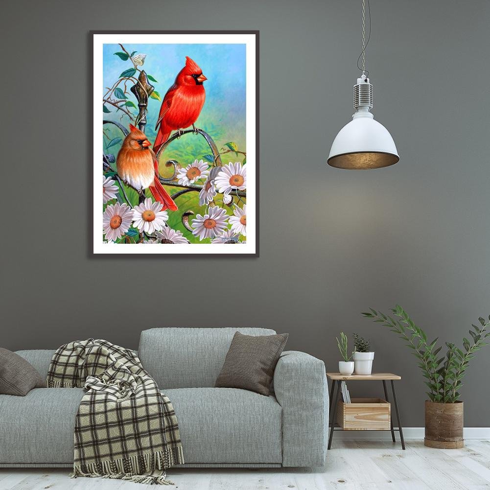 Diamond Painting - Full Round - Birds F