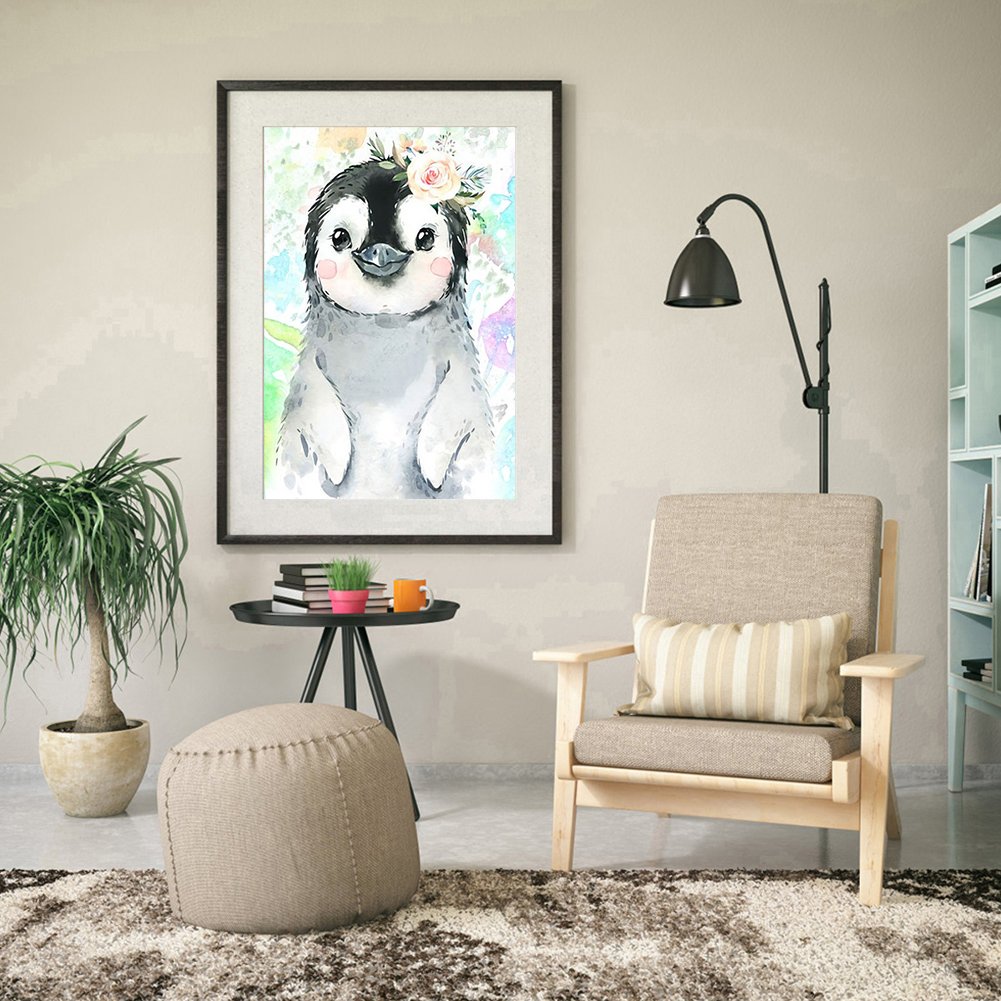 Diamond Painting - Full Round - Penguin A