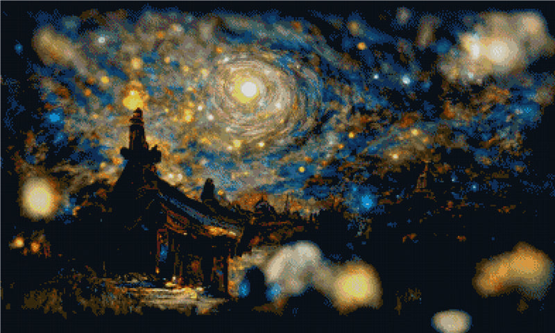 Full Round/Square Diamond Painting Kits | Starry sky 40x70cm 50x80cm