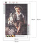 Diamond Painting - Full Round - Boy and Dog